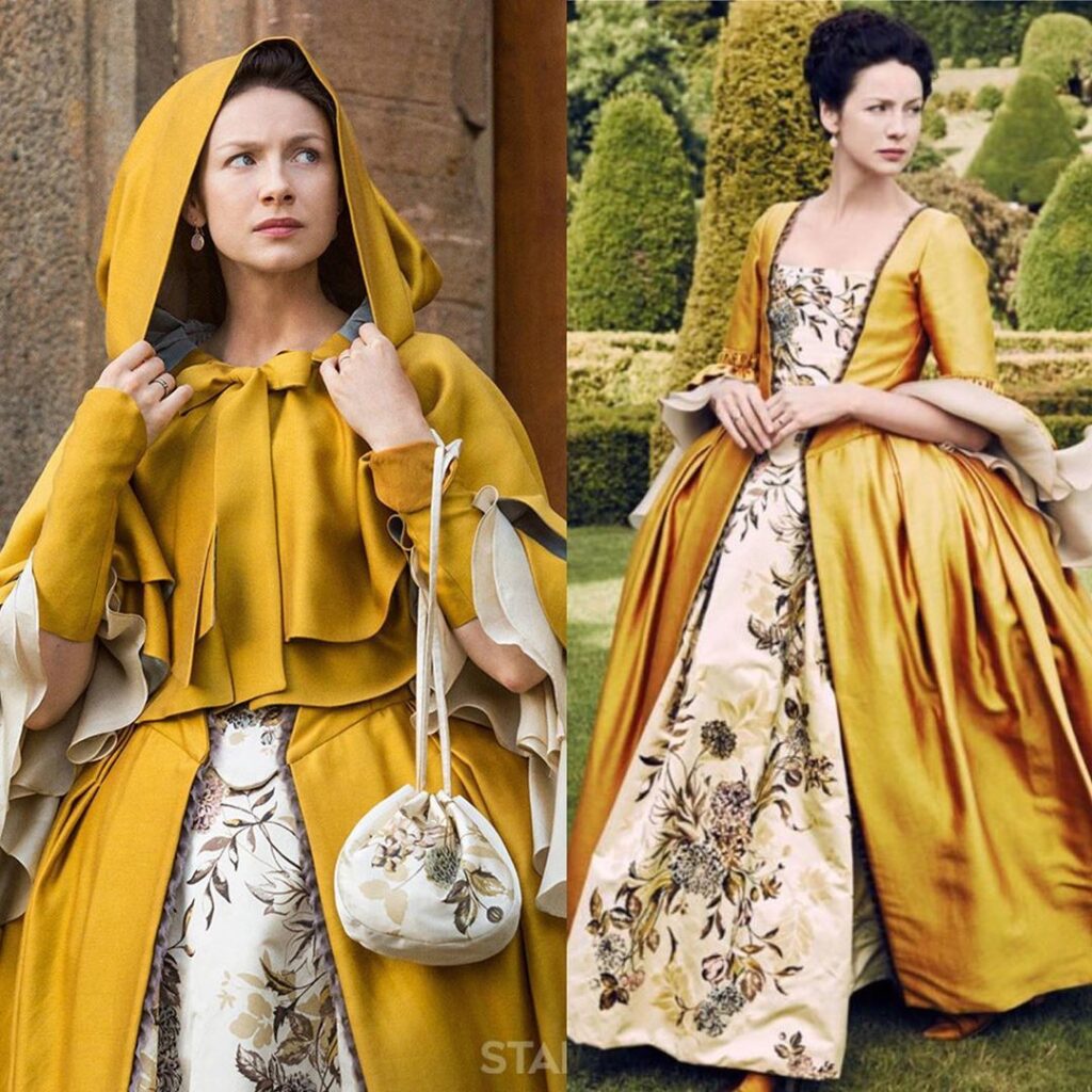 Yellow noble dress