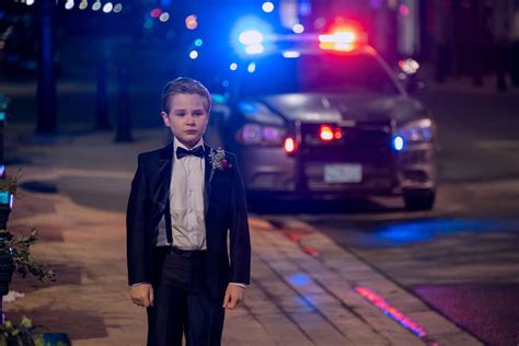 Austin and the police car