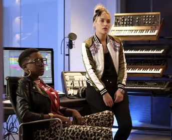 Turn up Charlie Sarah Caine star DJ in her studio