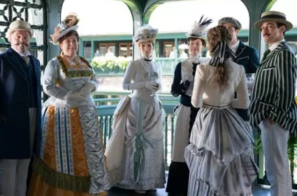 The gilded age a party at the Casino in Newport